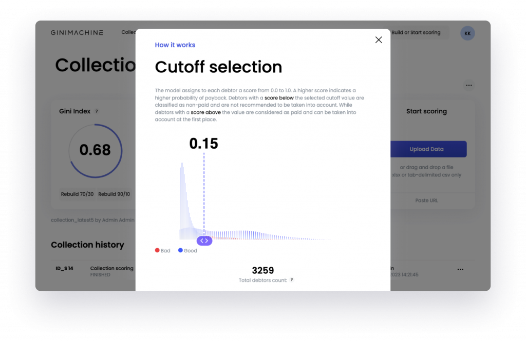 GiniMachine launched a version for Collection Scoring in lending business